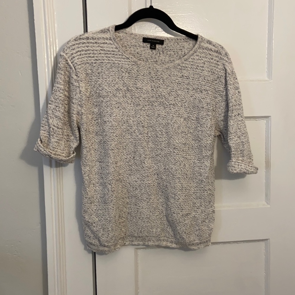 Ann Taylor Short Sleeve Sweater Tee